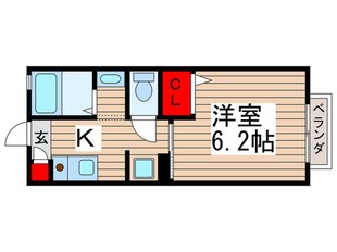 ベルクハイムＡの物件間取画像